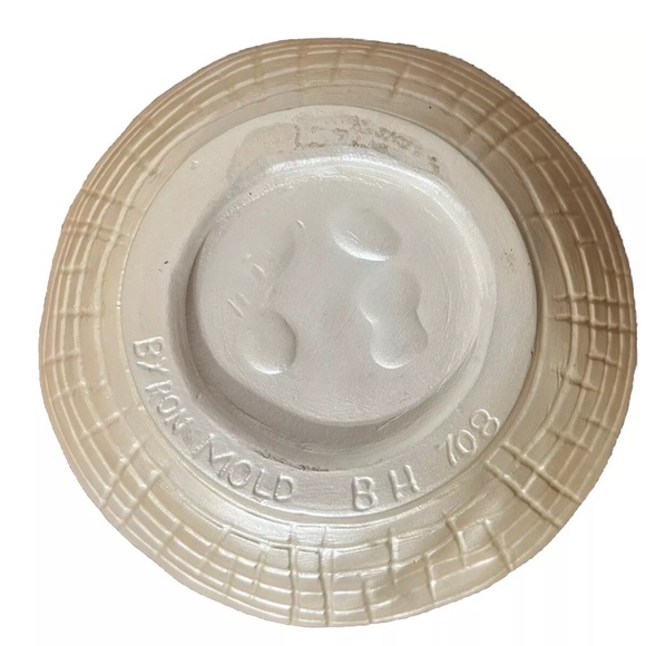 Vtg Pitcher With Bowl Ceramic Mushroom Log Stump Acorn Oak Leaves witchy cottage - Picture 10 of 16